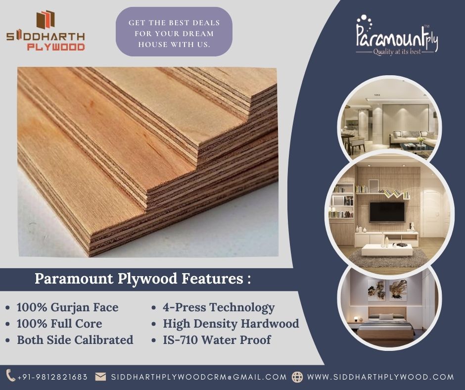 Laminated Plywood Manufactures in India - Siddharth Plywood Industries
